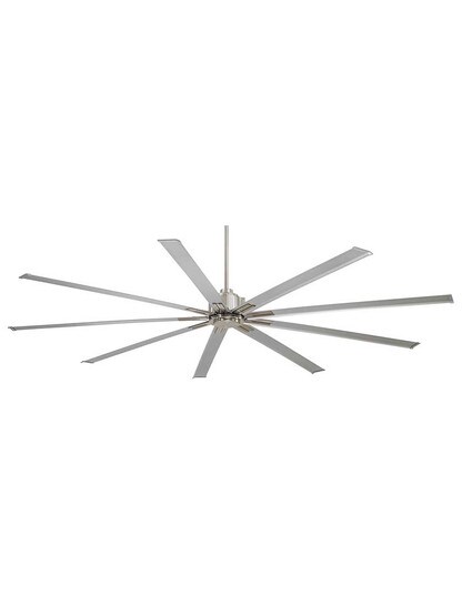 Xtreme 96 inch Ceiling Fan in Brushed Nickel.